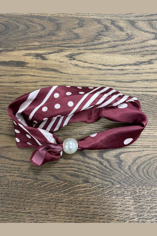 Marta Du Chateau - Mdckalya Scarf DA-4484 - Bordeaux