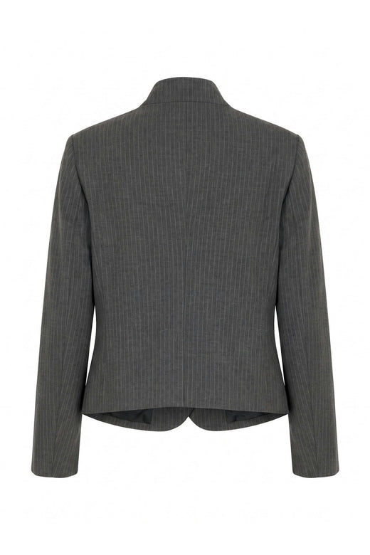 Neo Noir - Tiria Slim Pinstripe Blazer 169991 - 130 - Grey