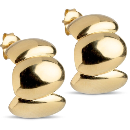 Enamel Copenhagen - Hoops, Melia Chunky E473G - 925S/Gp Øreringe 