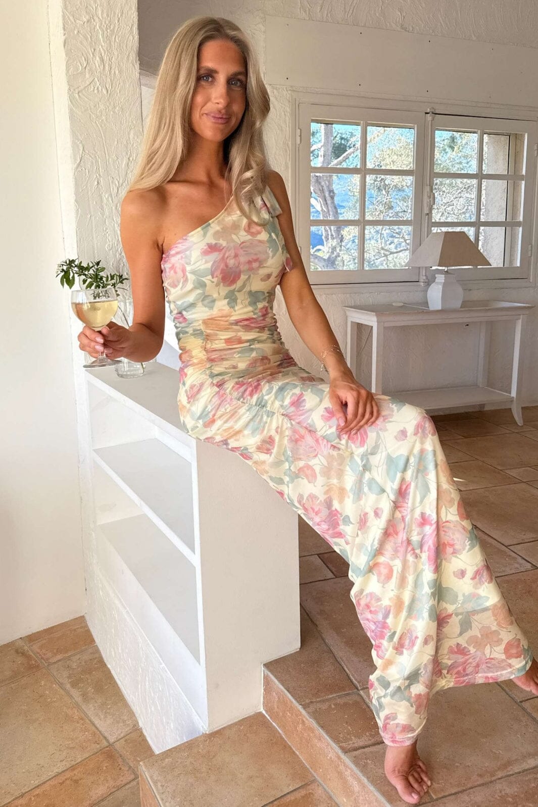 BYIC - Novaic Mesh Dress A23799 - Pastel Garden
