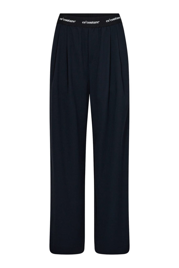 Forudbestilling - Co´Couture - Aminacc Logo Pant 31143 - 120 - Navy Bukser 