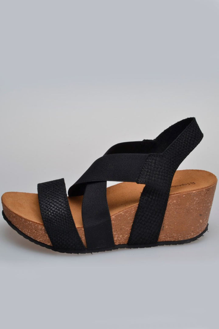 Copenhagen Shoes - Stacia 20 snake - Black Snake