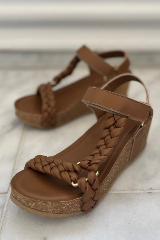 Copenhagen Shoes - Woven Lady - 0241 Cognac