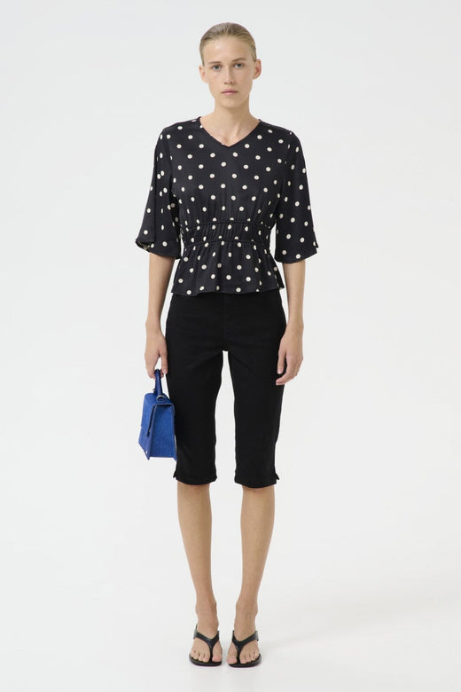 Gestuz - Gzrivy Capri Pants 10910515 - 100017 - Black