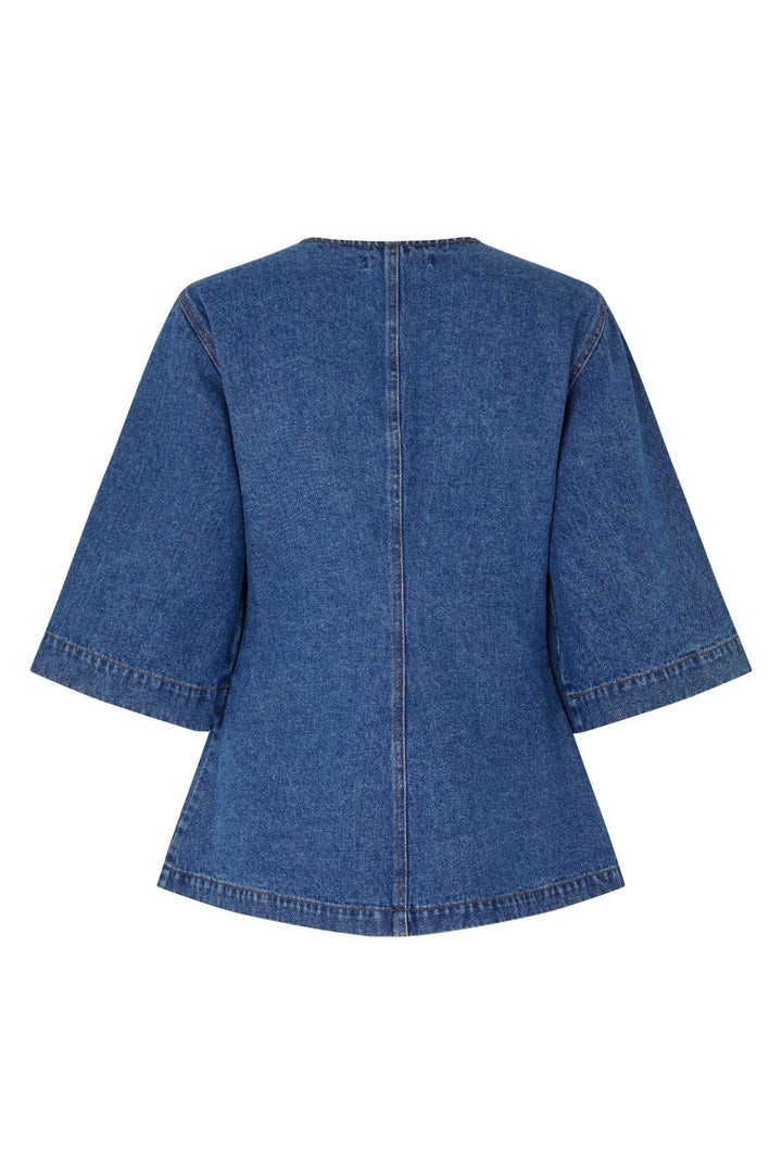 Forudbestilling - Global Funk - Lila-G 74350296 - P32 - Vintage Blue Wash Skjorter 