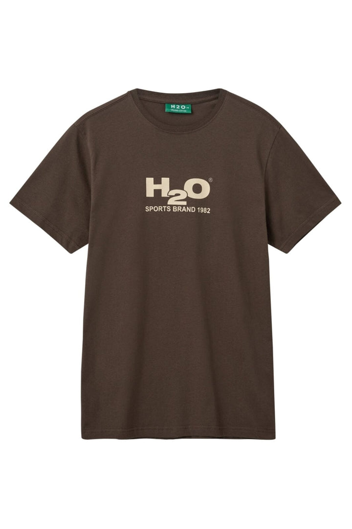 H2O - Logo Tee 100954-S - 3601 - Espresso
