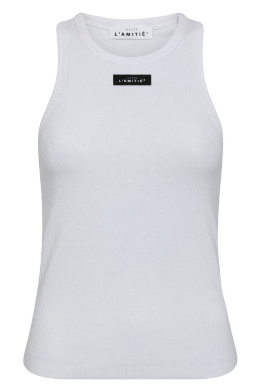 Haute L'Amitié - Rib Badge Tank HL10011 - White