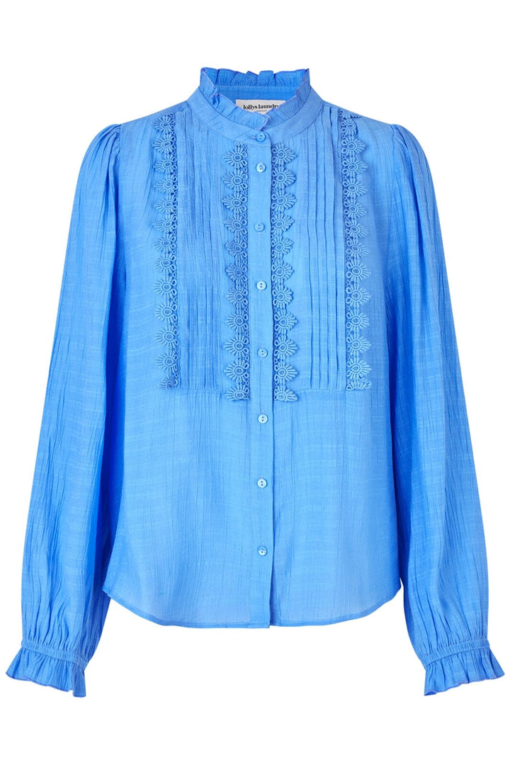 Forudbestilling - Lollys Laundry - Arielll Shirt Ls25418-1004 - 97 Neon Blue Bluser 