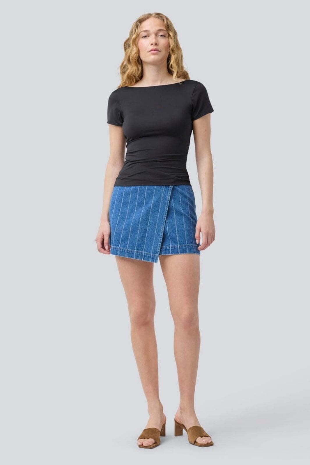 Modström - Isoldemd Jacquard Skirt 58413 - 11966 - Jacquard Stripe
