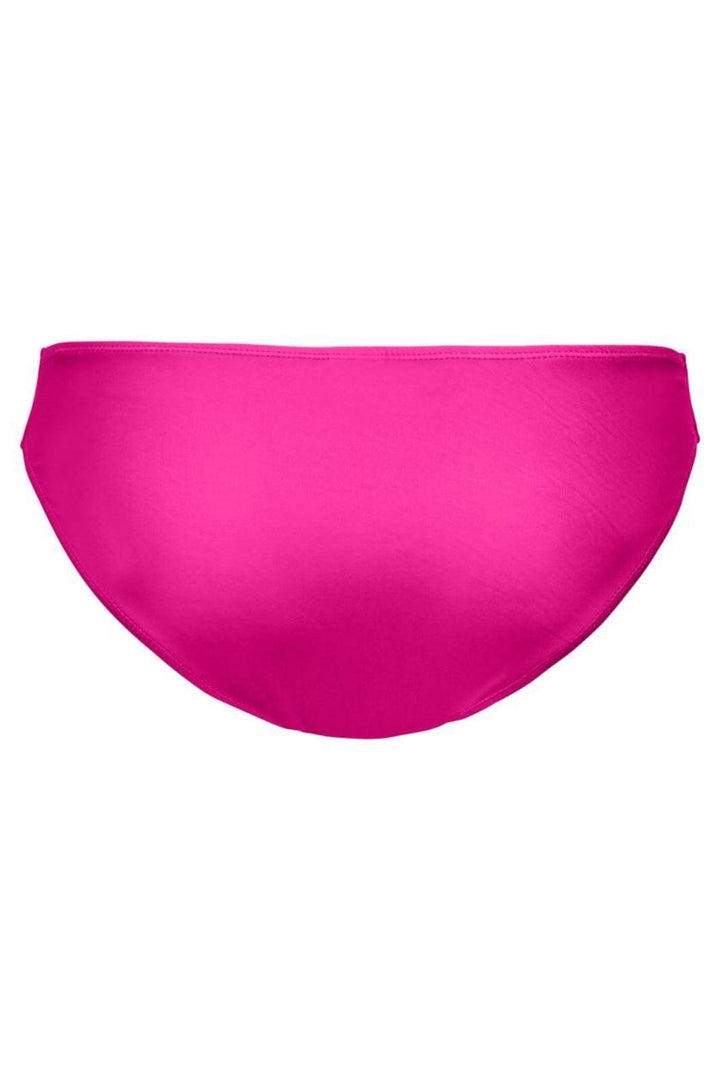 Only - Onlaimee Wrinkle Bikini Brief Swm Acc - 4474942 Knockout Pink