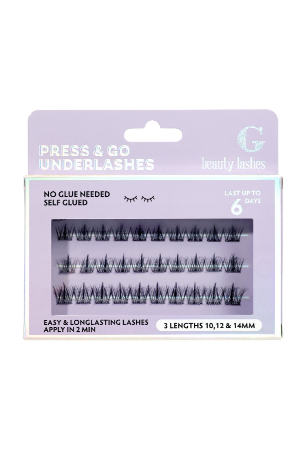 G Beauty Lashes - Press & Go Underlashes - Afterwork GBL-AFTW - Øjenvipper 