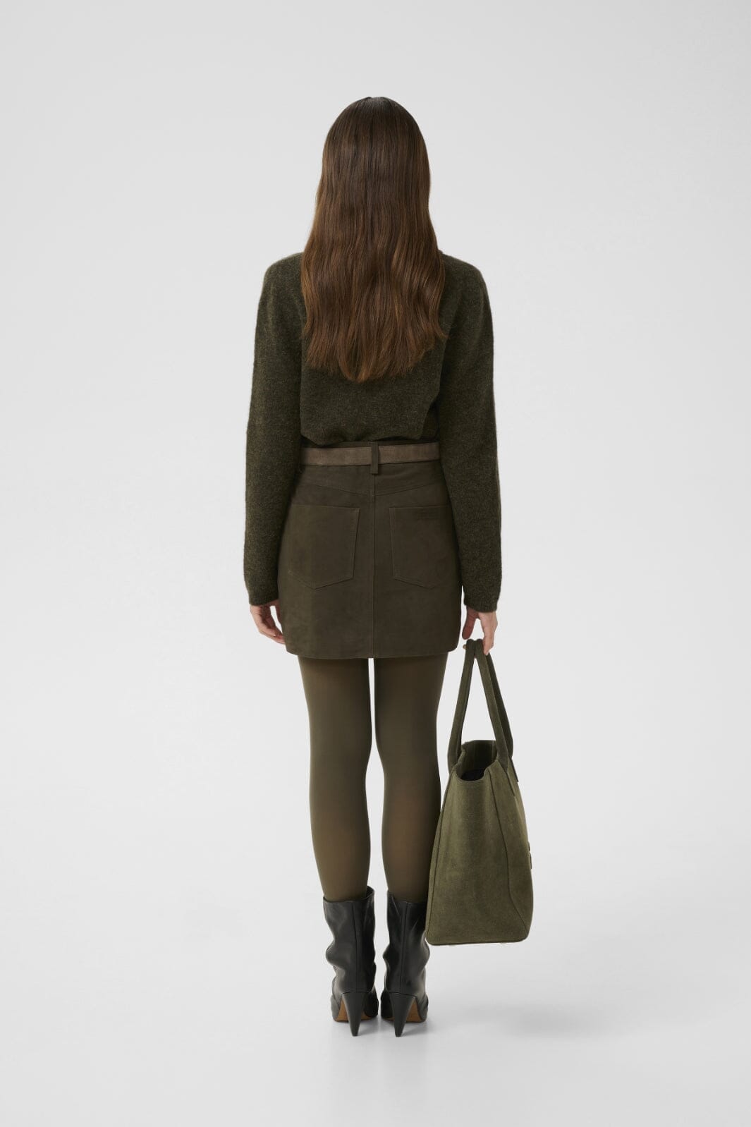 Gestuz - Gzalpha Polo Pullover 10910589 - 108311 - Olive Mélange Strikbluser 