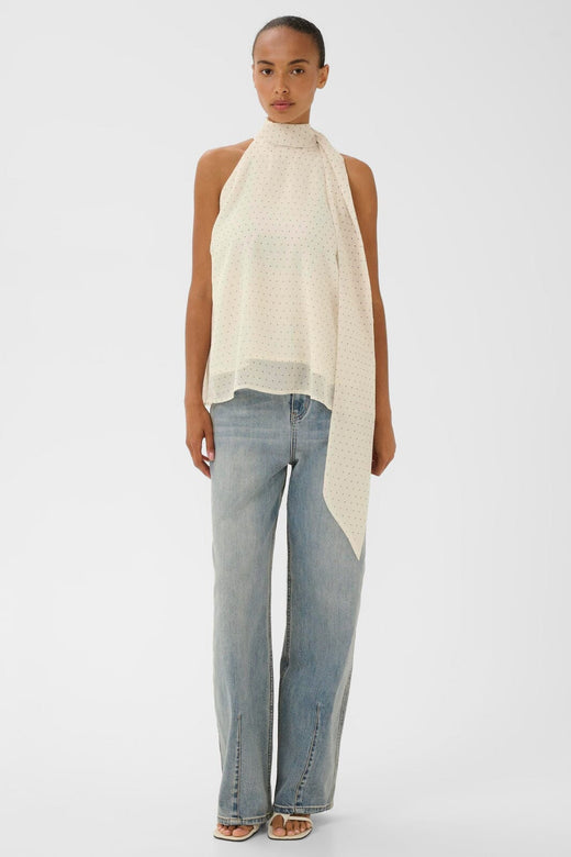 Gestuz - Gzdorah P Top 10911149 - 109386 - Birch Dot Bluser 