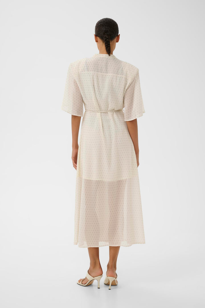 Gestuz - Gzdorah P Wrap Dress 10911150 - 109386 - Birch Dot Kjoler 