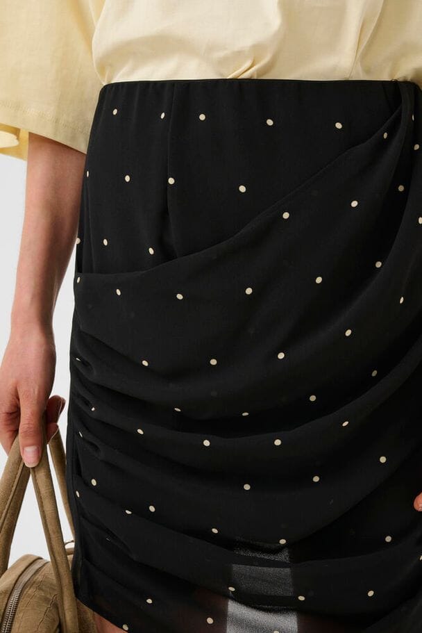 Gestuz - Gzdorthie P Skirt 10911036 - 109160 - Khaki Dot Nederdele 