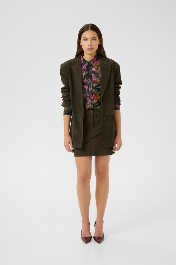 Gestuz - Gzesme Skirt 10910679 - 108724 - Dark Crocodile Nederdele 