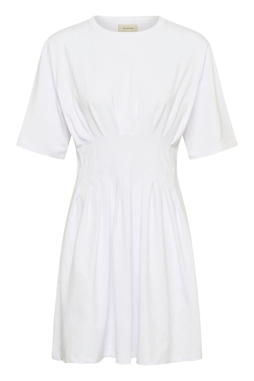 Gestuz - Gzinez Short Dress 10911234 - 110601 - Bright White Kjoler 