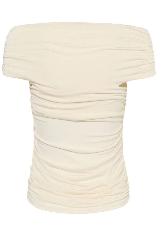 Gestuz - Gzlaily Off Shoulder Top 10911093 - 110103 - Egret Bluser 