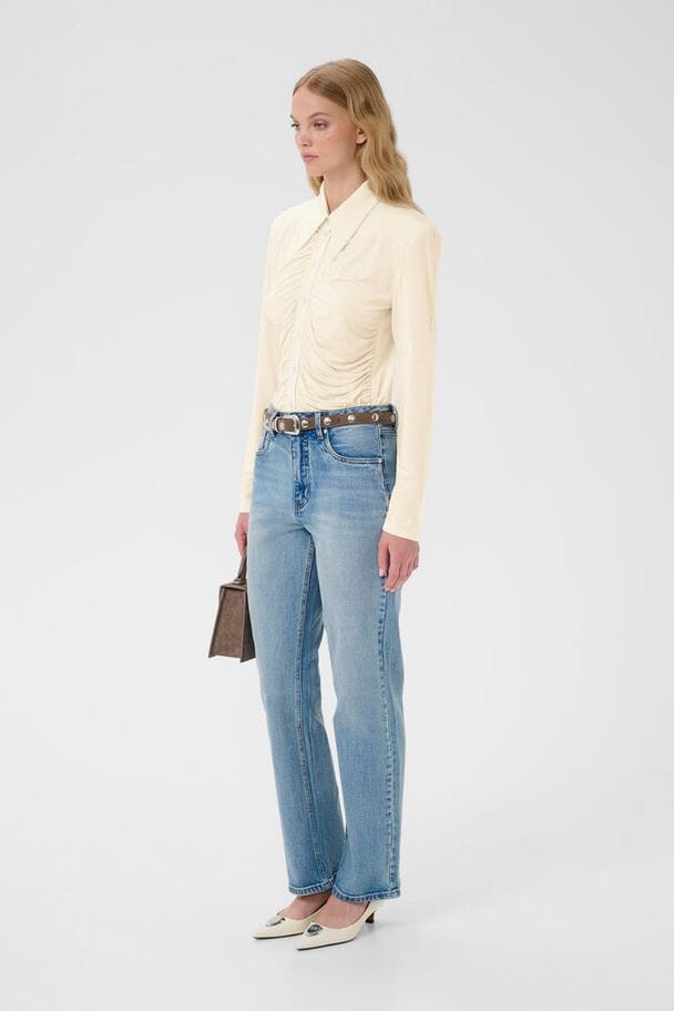 Gestuz - Gzlaily Shirt 10909965 - 110103 - Egret Skjorter 