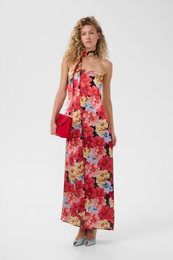 Gestuz - Gzsigrida P Silk Dress 10911030 - 109158 - Dessert Flower Multi Kjoler 