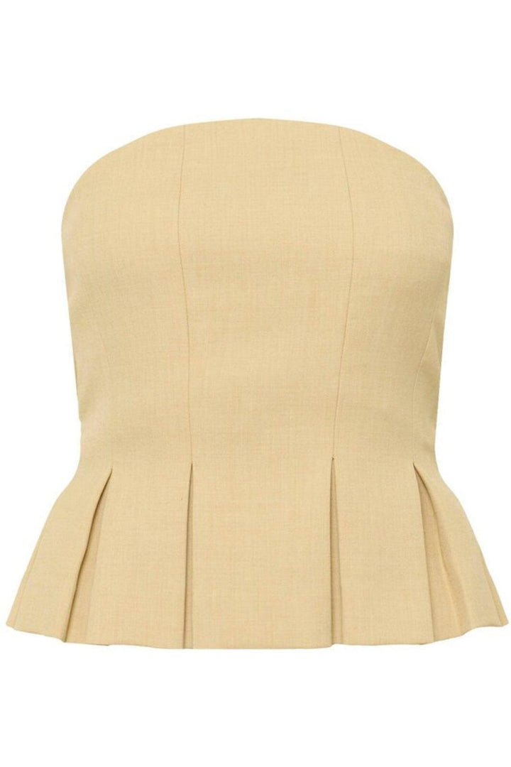 Gestuz - Gzstacy Corsage 10911102 - 109221 - Pale Hay Melange Toppe 