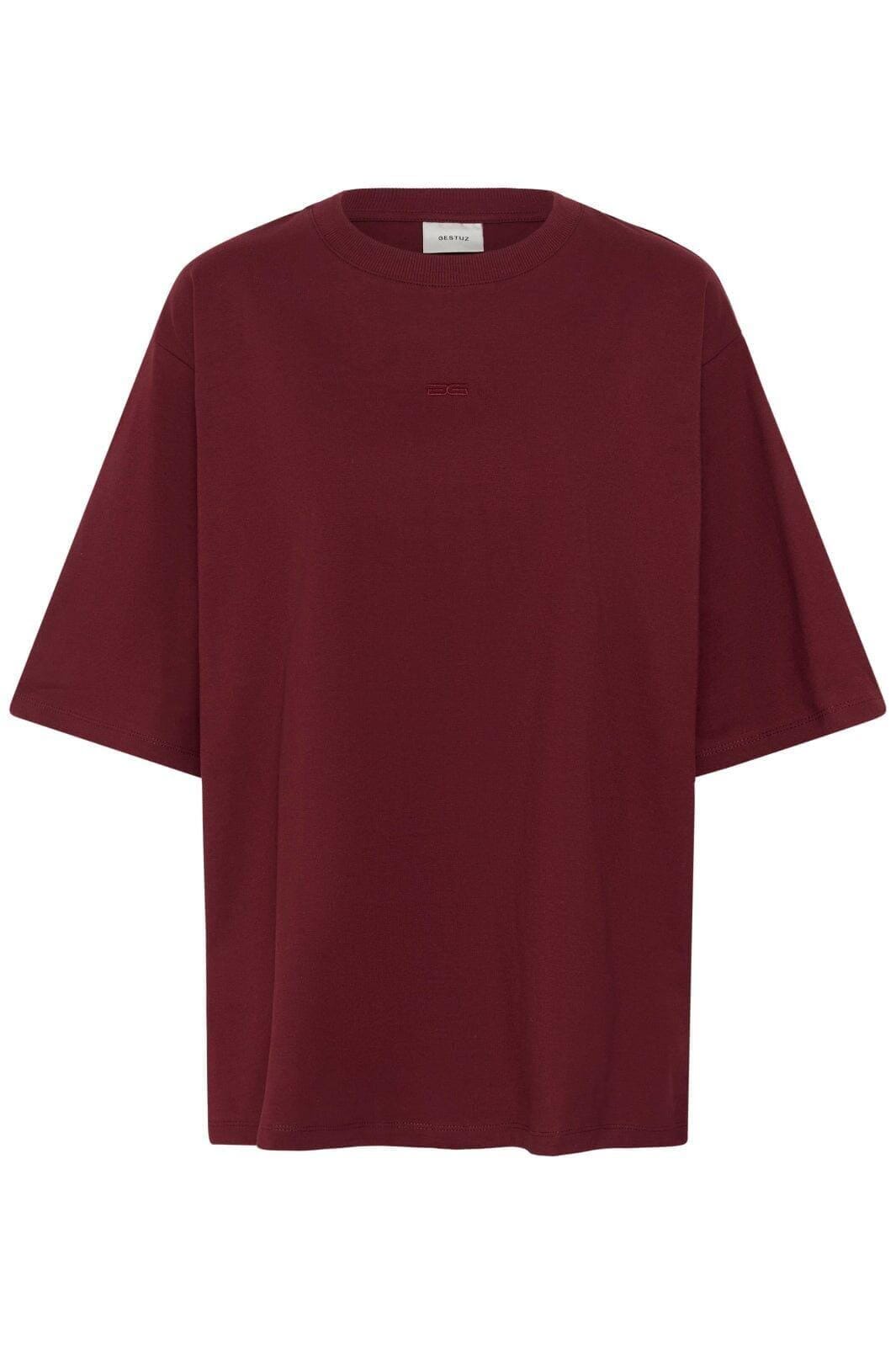 Gestuz - Gztimune Tee 10911405 - 191724 - Cabernet T-shirts 