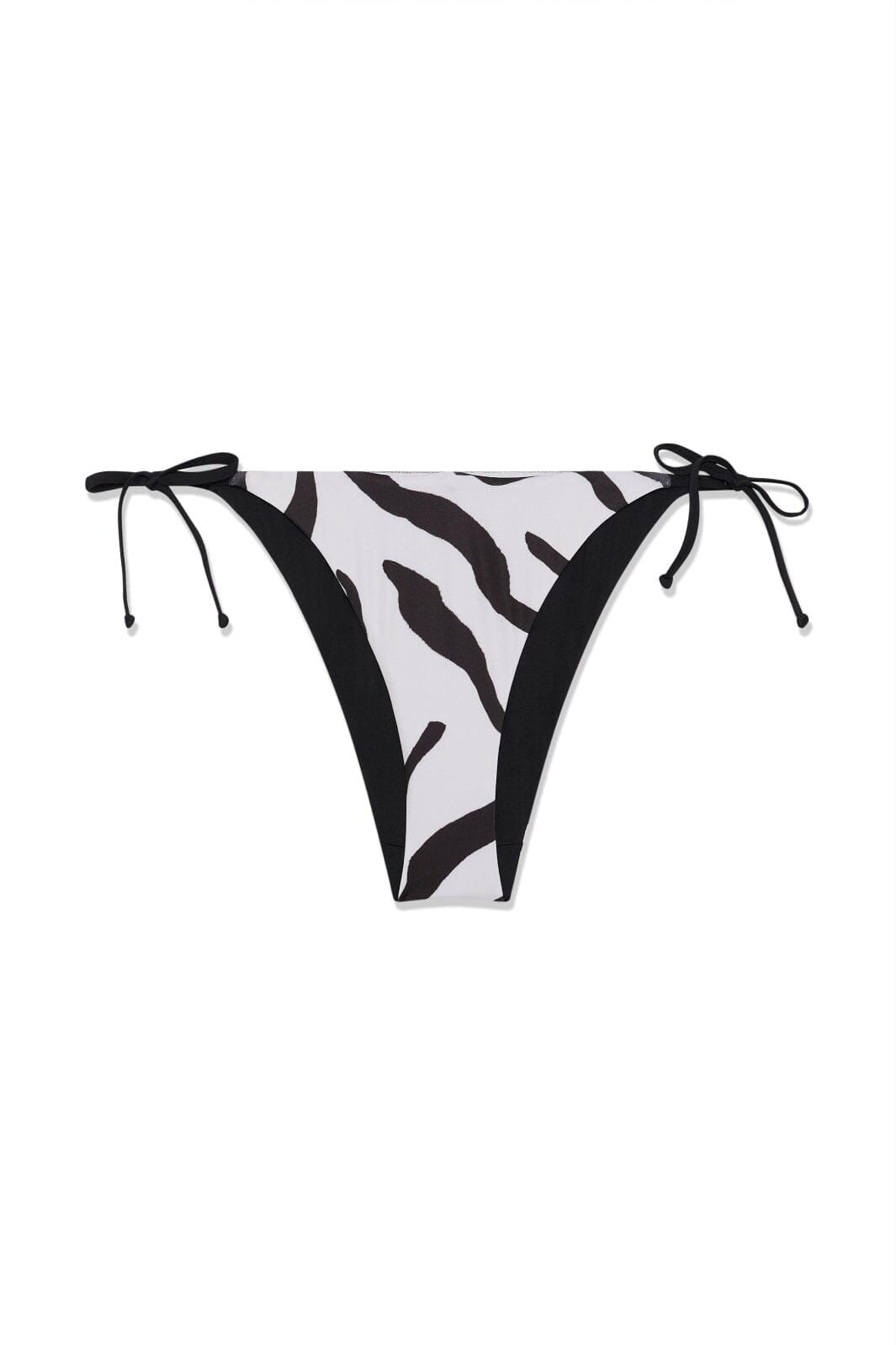 Gestuz - Gzzaiba Bikini Bottom 10911197 - 109379 - Graphic Black White Animal Bikinier 