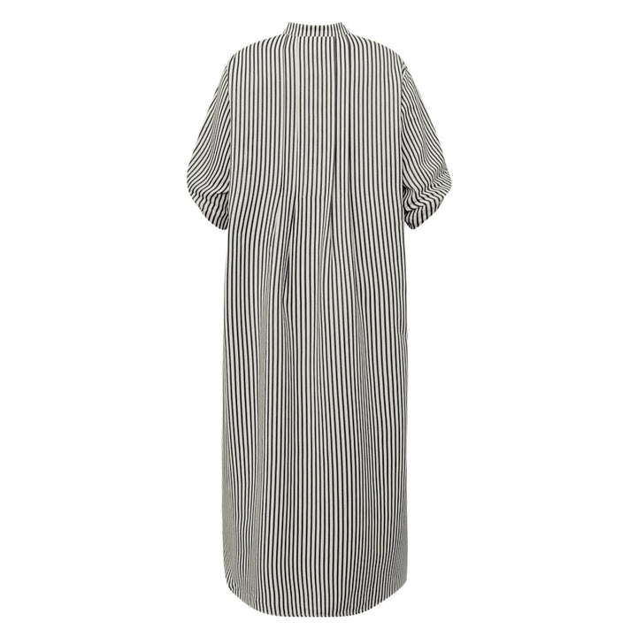 Gossia - Alexago Jo Shirt Dress G1989 - Creme Navy Stripes Kjoler 