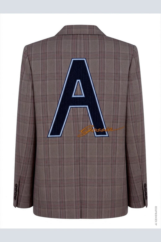Gossia - Beatricego Blazer G3322 - Brown Red Checks