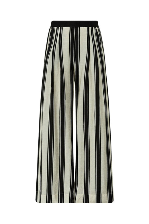 Gossia - Cloego Atalie Jo Pants G2928 - Sand Black Stripes