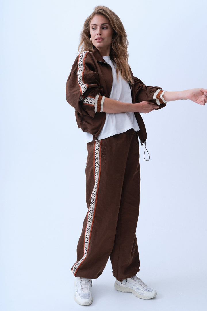 Gossia - Kiwgo Track Pants G2814 - Brown Bukser 