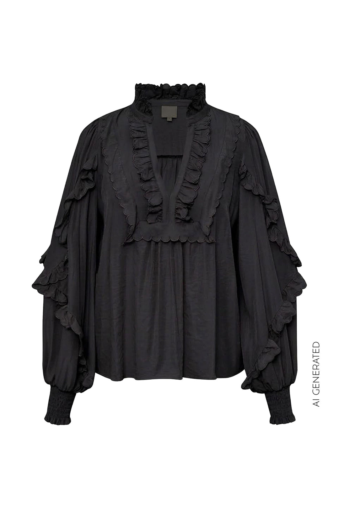 Gossia - Nanago Blouse G2618 - Black Bluser 