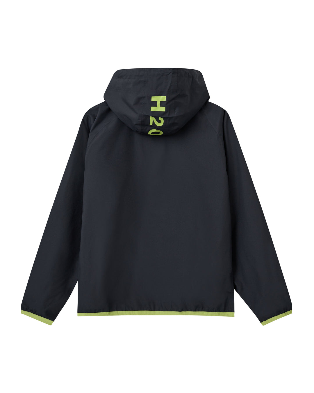H2O - H2Rømø Festival Lw Rain Jacket Packable 100980-2 - 7021 - Navy/Lime Regntøj 