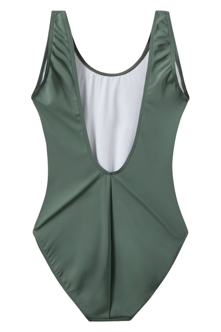 H2O - Tornø Logo Swim Suit 100956 - 3020 - Army