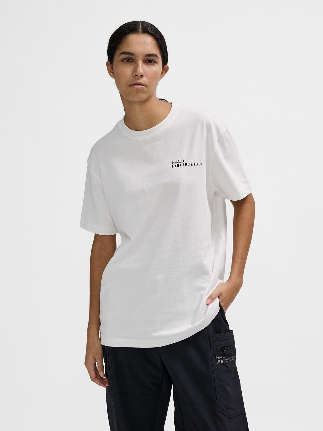 Halo - Essential T-Shirt 610560 - 9801 - Bright White T-shirts 