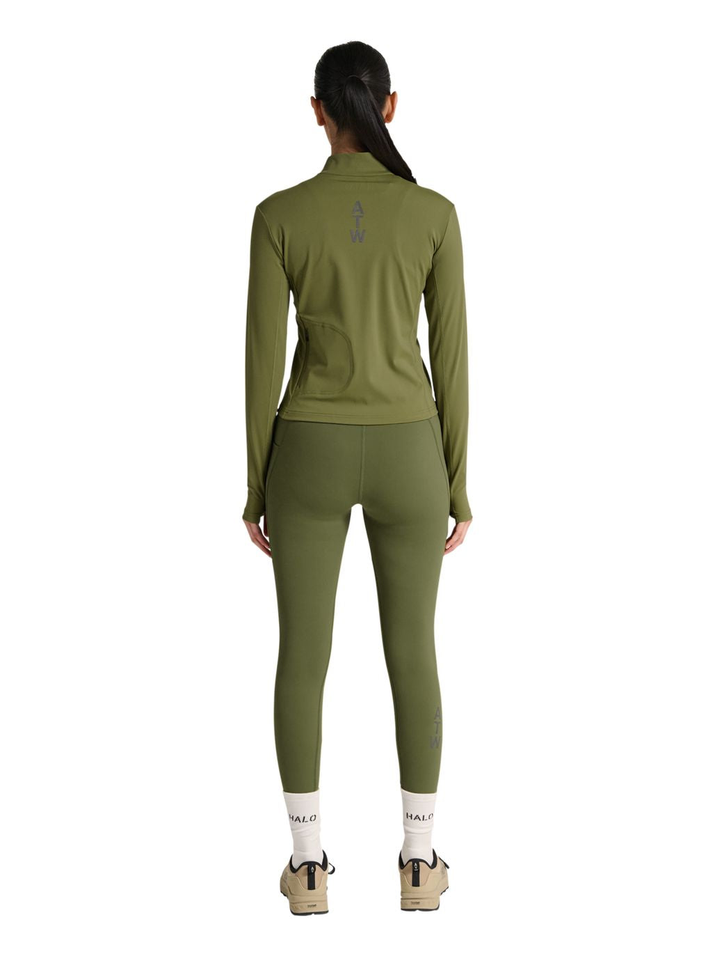 Halo - Women Full Zip 2.0 233016 - 6096 - Olive Drab Bluser 