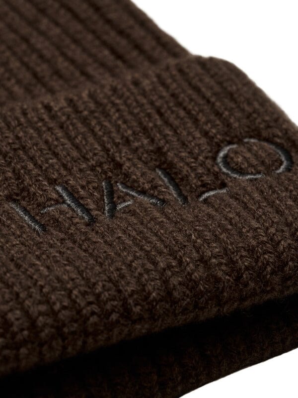Halo - Wool Rib Beanie 230151 - 8067 - Bracken Huer 