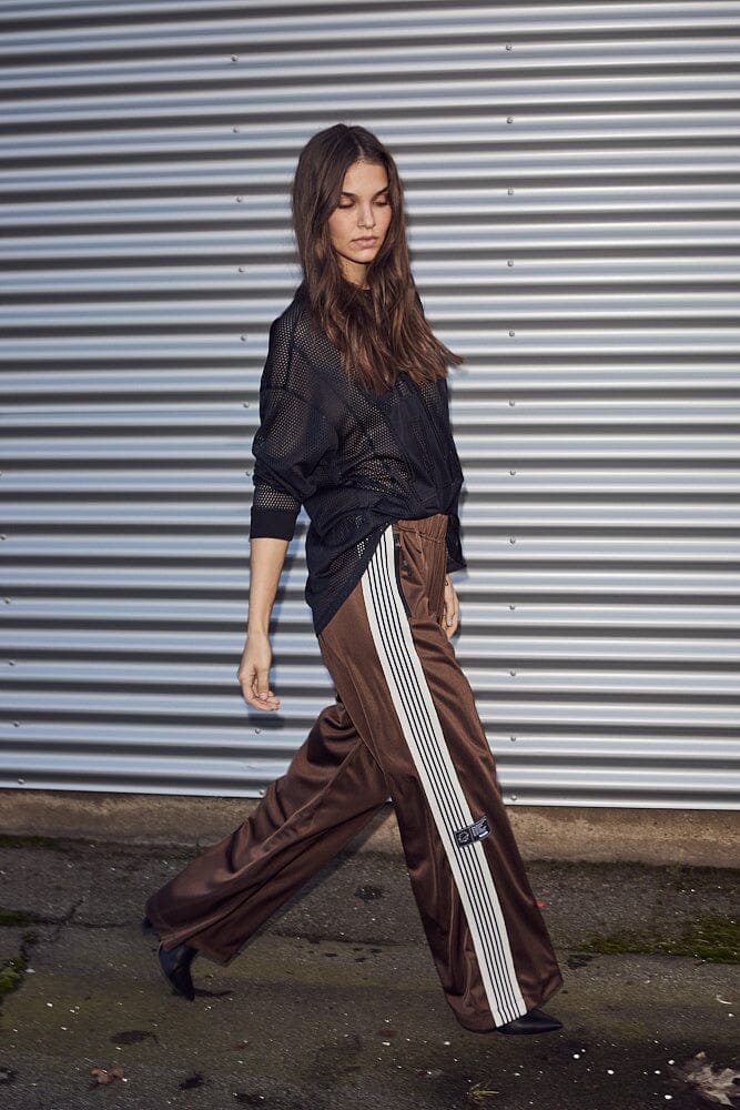 Haute L'Amitié - Baggy Track Pants HL10018 - Mocca Bukser 