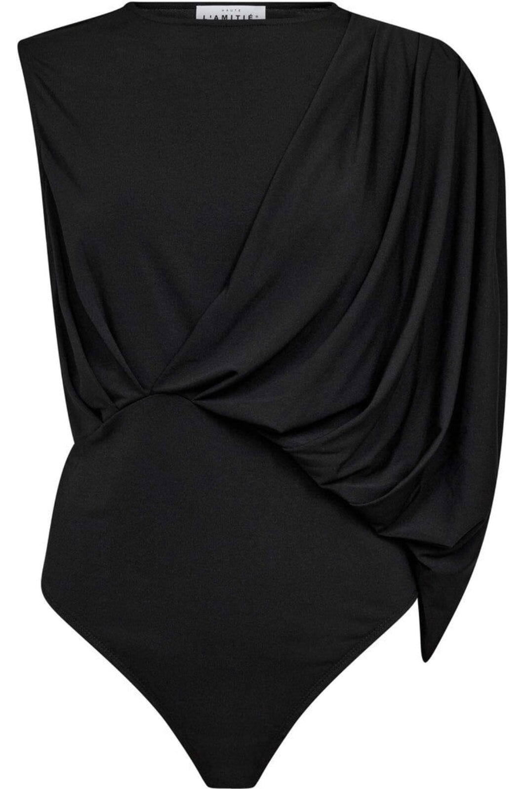 Haute L'Amitié - Belek Drape Body HL10596 - Black Bodystockings 
