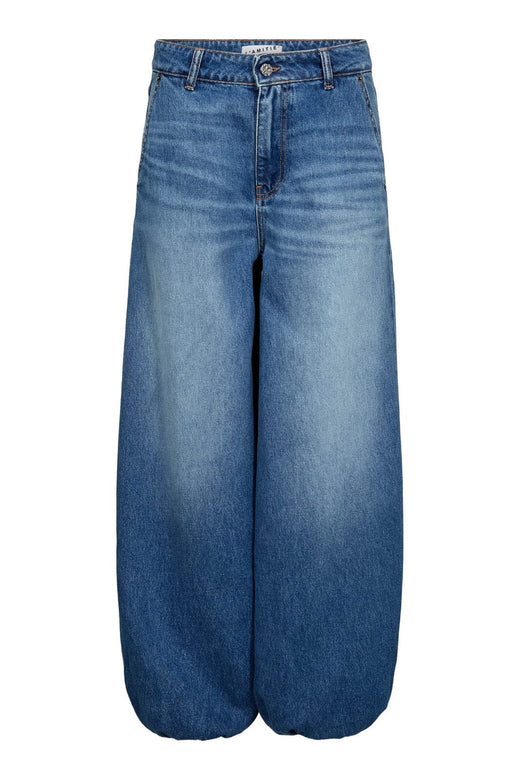 Haute L'Amitié - Denim Harem Pant HL10617 - Bleached Denim Jeans 