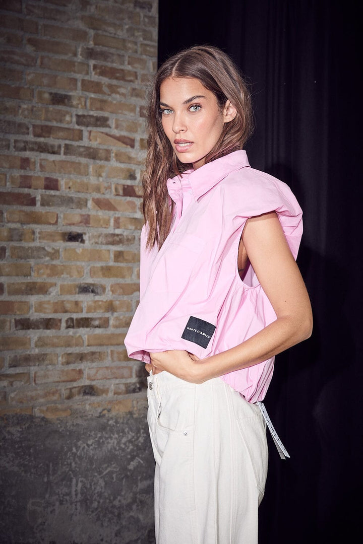 Haute L'Amitié - Dinnie Ns Poplin Shirt HL10846 - Bubblegum Skjorter 