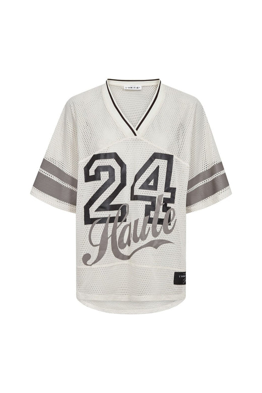Haute L'Amitié - Drift Combo Number Tee HL10478 - Pearl