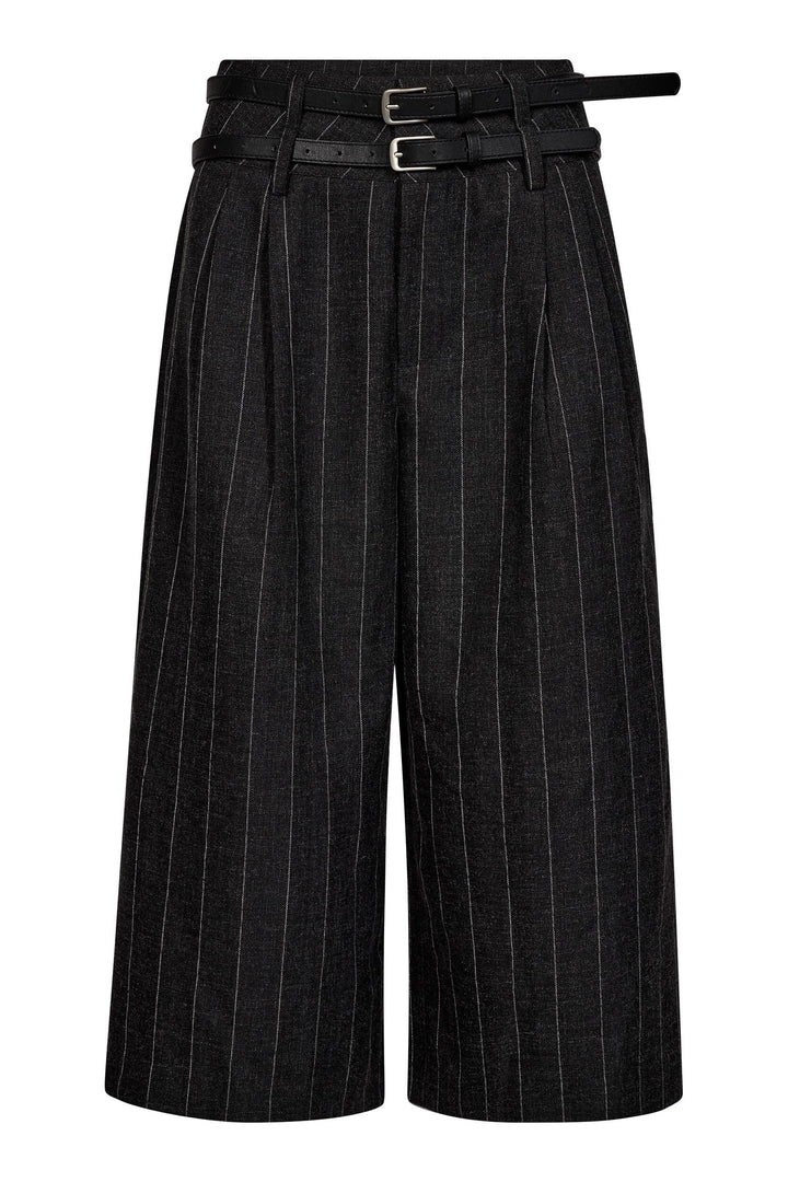 Haute L'Amitié - Ivanna Belt Bermuda Hl11115 - Dark Grey Shorts 