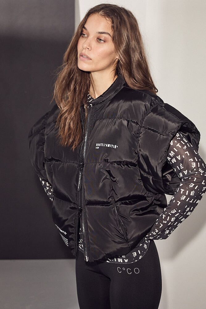 Haute L'Amitié - Mount Puffer Vest HL10159 - Black Veste 