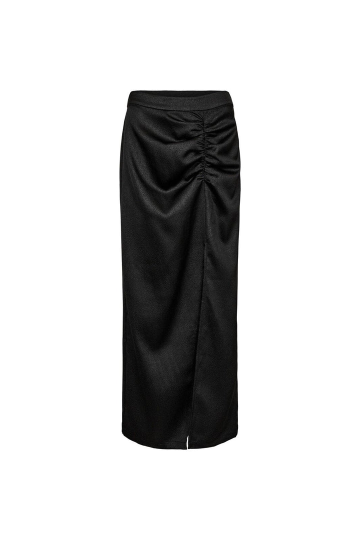 Haute L'Amitié - New Chrisse Drape Slit Skirt HL10418 - Black