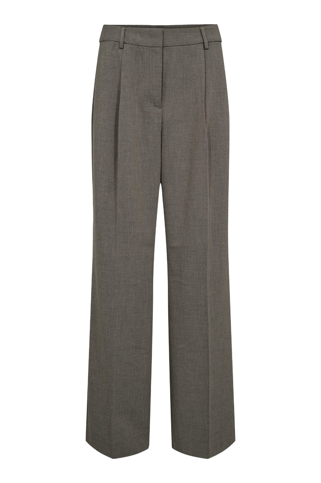 Haute L'Amitié - Nicole Pleat Pant HL10369 - Beige Melangé Bukser 