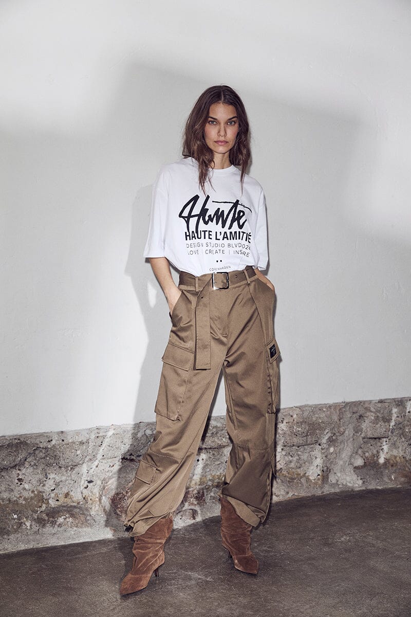 Haute L'Amitié - Rabi Cargo Pocket Pant HL10705 - Walnut Bukser 