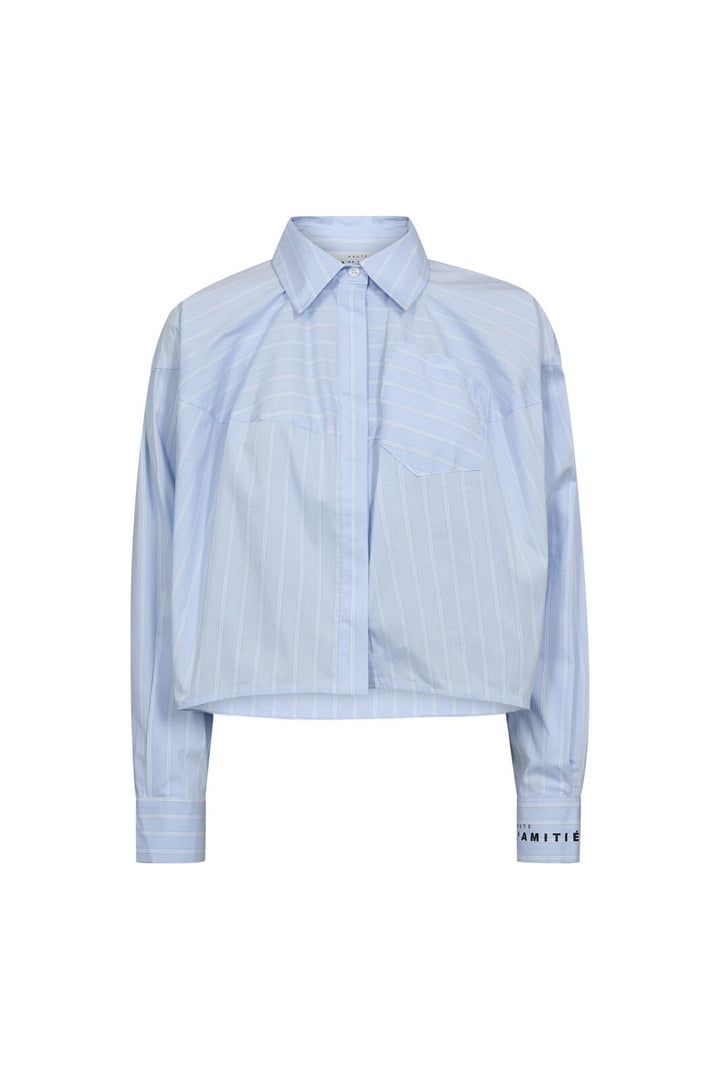 Haute L'Amitié - Sophie Stripe Shirt HL10456 - Pale Blue