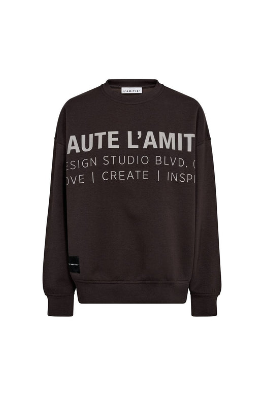 Haute L'Amitié - Studio Logo Sweat HL10446 - Antracit