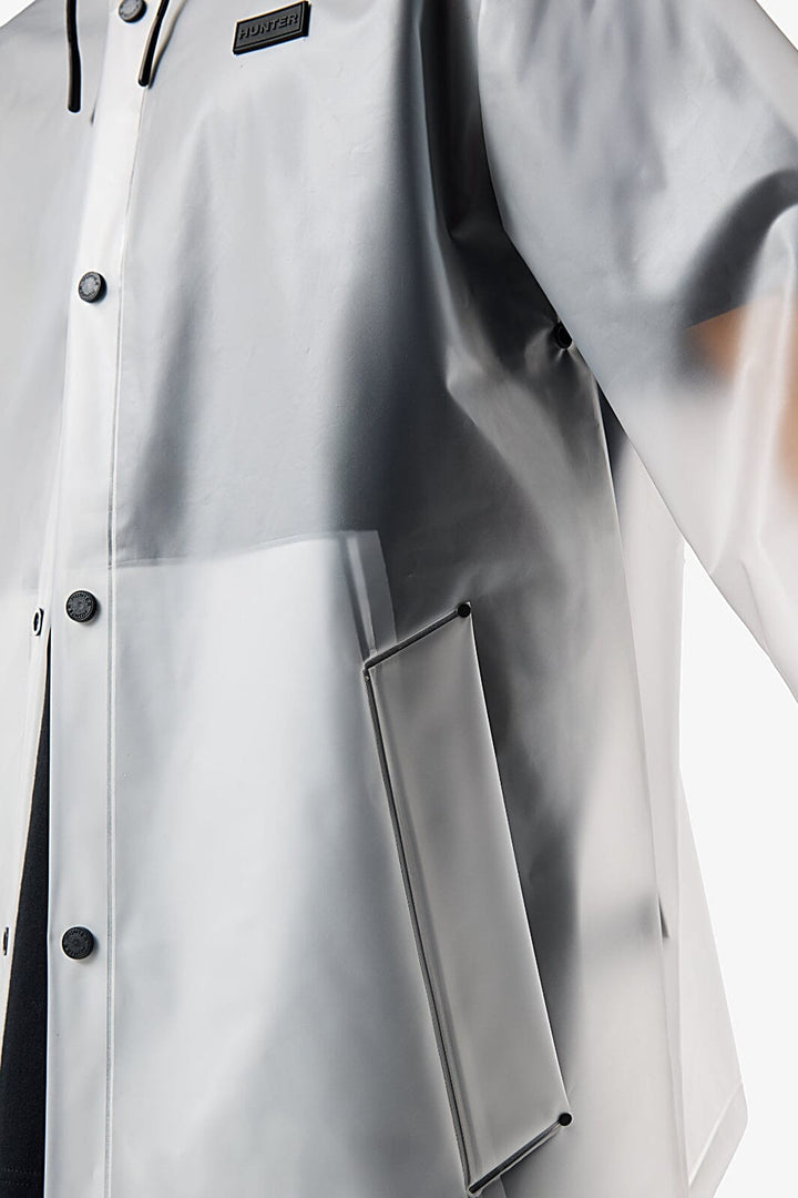 Hunter - Pu Hooded Jacket Haru0001261cm - Clear Matte Regnjakker 